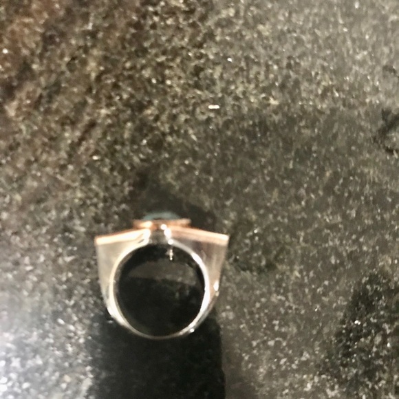 Evil eye ring from santorini Greece. Gold plated - Picture 4 of 4